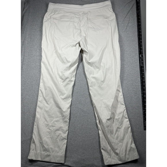 Athleta Trekkie Hike Pants Stretch Ripstop Hiking Women’s Size 14 Beige Ripstop - Picture 4 of 8